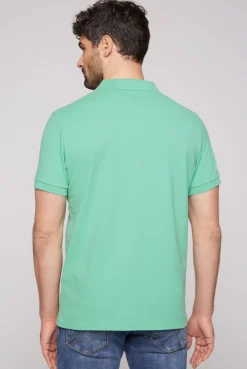 CAMP DAVID & SOCCX Pikee-Poloshirt mit Sailing Print sea green | L seagreen Hot