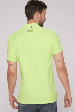 CAMP DAVID & SOCCX Polo mit Schultertapes und Logo Artwork poison ivy poisonivy Cheap