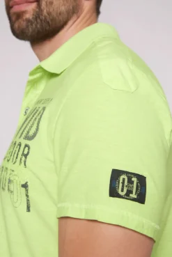 CAMP DAVID & SOCCX Polo mit Schultertapes und Logo Artwork poison ivy poisonivy Cheap