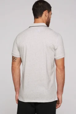 CAMP DAVID & SOCCX Poloshirt mit All Over Print shell Flash Sale