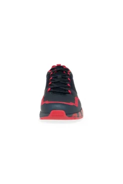CAMP DAVID & SOCCX Power Sneaker im Materialmix mit XL-Logo navy / red Cheap