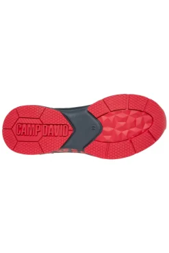 CAMP DAVID & SOCCX Power Sneaker im Materialmix mit XL-Logo navy / red Cheap