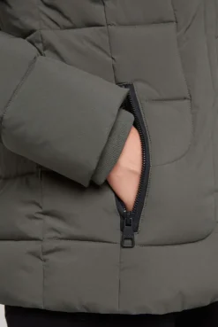 CAMP DAVID & SOCCX Puffer-Jacke mit abtrennbarer Kapuze olive Best
