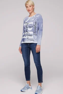 CAMP DAVID & SOCCX Pullover mit Acid Prints vividblue Online