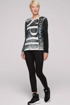 CAMP DAVID & SOCCX Pullover mit Acid Prints black New