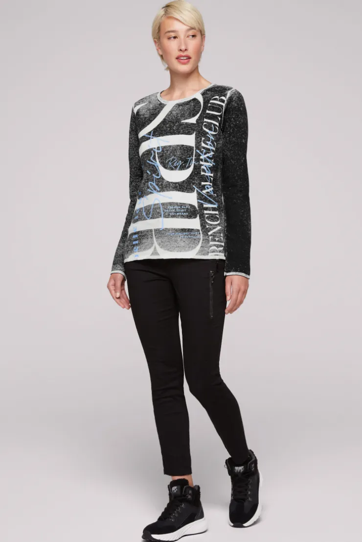 CAMP DAVID & SOCCX Pullover mit Acid Prints black New