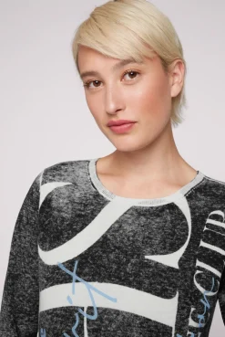 CAMP DAVID & SOCCX Pullover mit Acid Prints black New