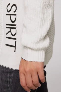 CAMP DAVID & SOCCX Pullover Oil Dyed mit Rollkragen und Intarsia-Logo ivory Outlet