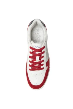 CAMP DAVID & SOCCX Retro Sneaker clear red/white clearred/white Cheap