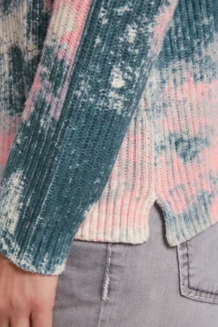CAMP DAVID & SOCCX Rippstrickpullover mit All Over Print cold grey coldgrey Fashion