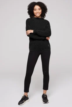 CAMP DAVID & SOCCX Rippstrickpullover Stone Washed black Online
