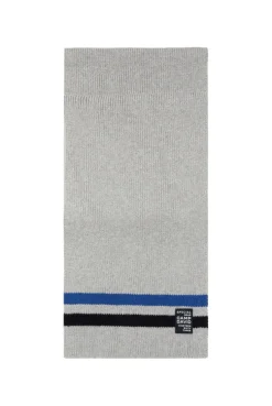 CAMP DAVID & SOCCX Rippstrickschal mit Streifen-Details granite melange granitemelange Best