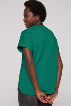 CAMP DAVID & SOCCX Ärmelloses Shirt mit Artwork aus Schmucksteinen bottle green bottlegreen Hot