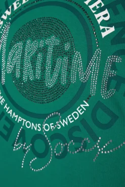 CAMP DAVID & SOCCX Ärmelloses Shirt mit Artwork aus Schmucksteinen bottle green bottlegreen Hot