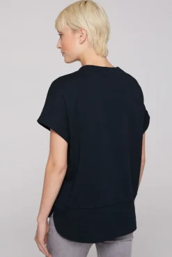 CAMP DAVID & SOCCX Ärmelloses Shirt mit Artwork aus Schmucksteinen blue navy bluenavy Store