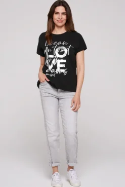 CAMP DAVID & SOCCX Ärmelloses Shirt mit Folienprint black Store