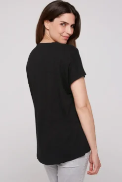 CAMP DAVID & SOCCX Ärmelloses Shirt mit Folienprint black Store