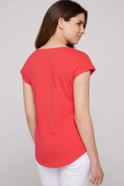 CAMP DAVID & SOCCX Ärmelloses Shirt mit V-Ausschnitt und Artwork skipper red | M skipperred New