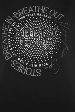 CAMP DAVID & SOCCX Shirt mit Stehkragen und Artwork black Hot