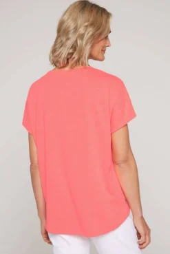 CAMP DAVID & SOCCX Shirt Oversized mit Artwork neon pink neonpink Outlet