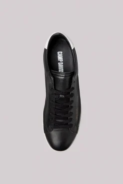 CAMP DAVID & SOCCX Sneaker aus Leder mit Logo Prints black Cheap