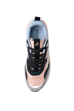 CAMP DAVID & SOCCX Sneaker im bunten Materialmix mit Dip-Dye-Sohle rose blush roseblush Outlet