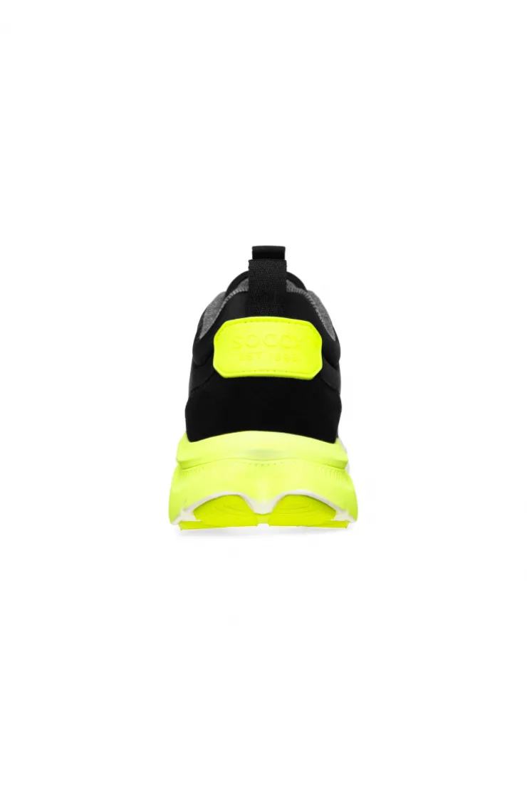 CAMP DAVID & SOCCX Sneaker im Materialmix mit Dip-Dye-Sohle black Clearance