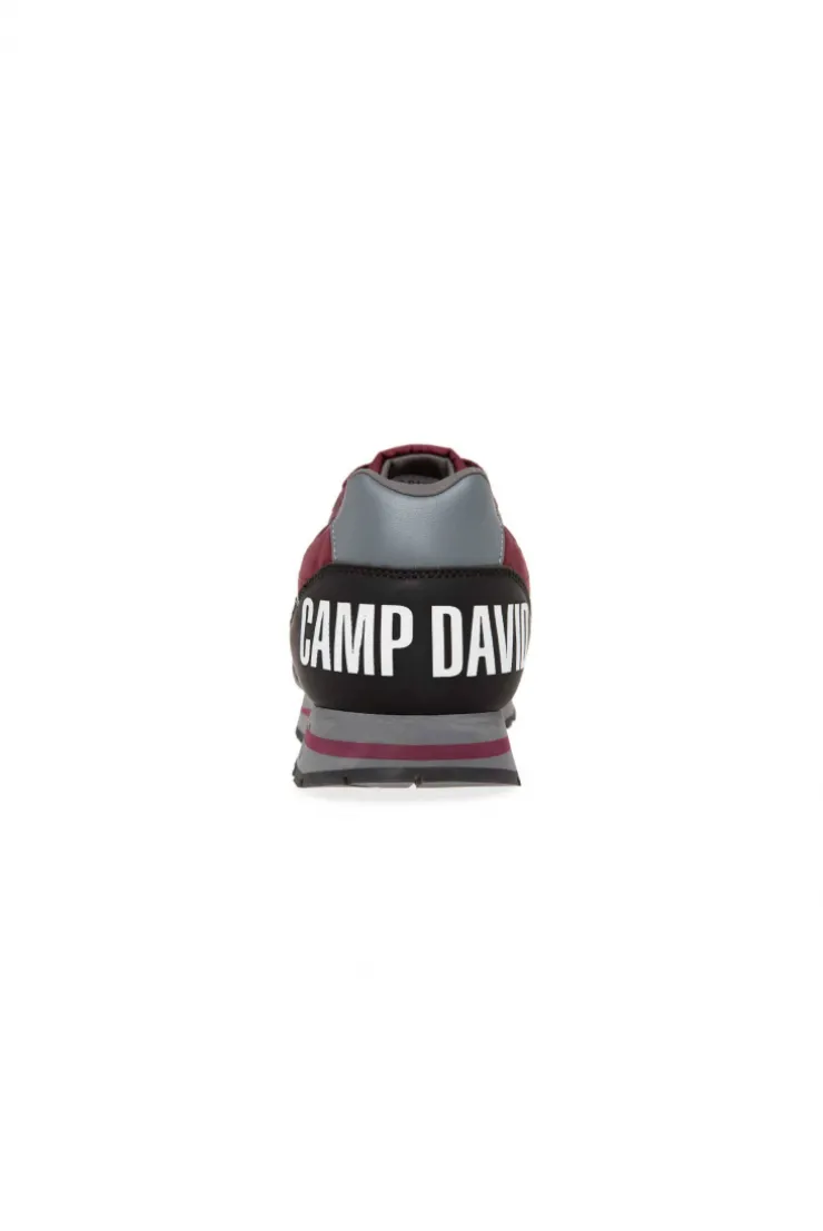 CAMP DAVID & SOCCX Sneaker im Retro Look burgundy Clearance