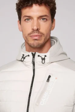 CAMP DAVID & SOCCX Softjacke im Materialmix mit Kapuze shell Shop