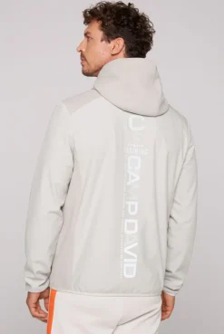 CAMP DAVID & SOCCX Softjacke im Materialmix mit Kapuze shell Shop
