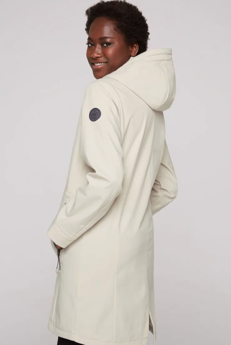 CAMP DAVID & SOCCX Softshellmantel mit Kapuze dark kitt darkkitt New