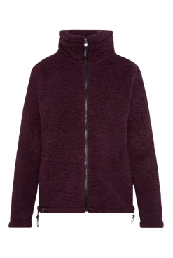 CAMP DAVID & SOCCX Sport-Jacke im Sherpa-Look deep plum deepplum Hot