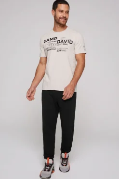 CAMP DAVID & SOCCX Sport-T-Shirt mit Artwork shell Discount