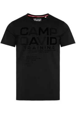 CAMP DAVID & SOCCX Sport-T-Shirt mit Artworks black Shop