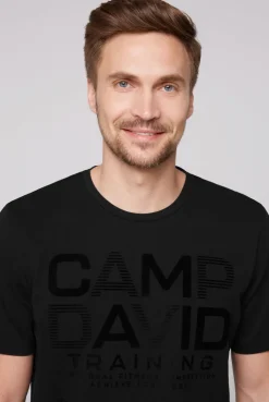 CAMP DAVID & SOCCX Sport-T-Shirt mit Artworks black Shop