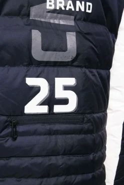 CAMP DAVID & SOCCX Steppjacke im Colour Design mit Logo Artworks deep sea deepsea Flash Sale