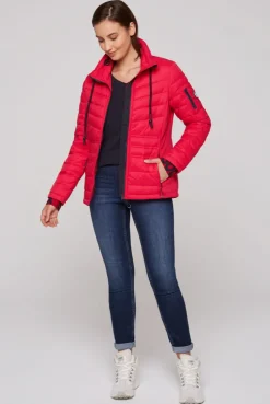 CAMP DAVID & SOCCX Steppjacke im Ski-Design clear red clearred Store