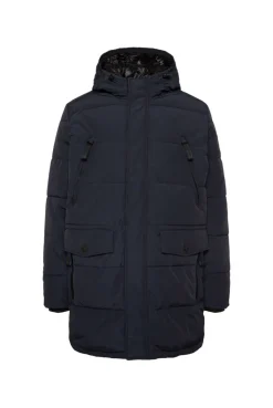 CAMP DAVID & SOCCX Stepp-Parka mit Kapuzen-Layering blue navy bluenavy Shop