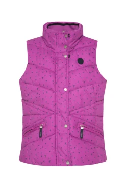 CAMP DAVID & SOCCX Steppweste mit filigranem All Over Print iced berry icedberry Best Sale