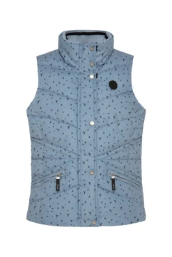 CAMP DAVID & SOCCX Steppweste mit filigranem All Over Print cool grey coolgrey Cheap