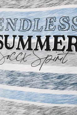 CAMP DAVID & SOCCX Streifenshirt mit U-Boot-Ausschnitt airy blue airyblue Outlet