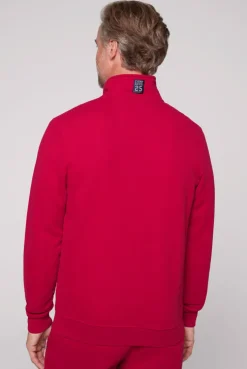 CAMP DAVID & SOCCX Sweatjacke mit Artwork im Retro-Style royal red royalred Cheap