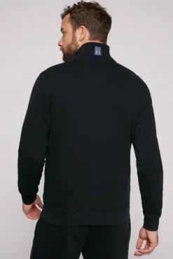 CAMP DAVID & SOCCX Sweatjacke mit Artwork im Retro-Style black Cheap
