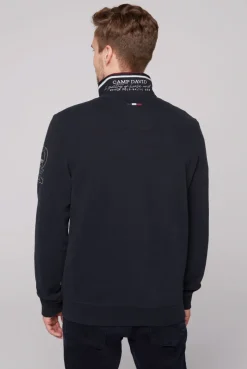 CAMP DAVID & SOCCX Sweatjacke mit Color-Blocking und Artworks blue navy bluenavy Discount