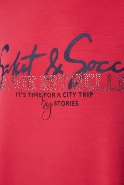 CAMP DAVID & SOCCX Sweatshirt mit Gummizugsaum pinky red pinkyred New
