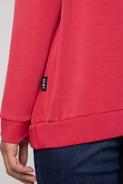 CAMP DAVID & SOCCX Sweatshirt mit Gummizugsaum pinky red pinkyred New
