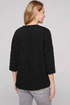CAMP DAVID & SOCCX Sweatshirt mit Intarsia-Artwork black Outlet