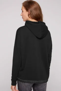 CAMP DAVID & SOCCX Sweatshirt mit Kapuze und Print Artwork black Shop