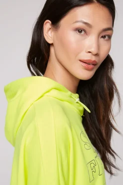 CAMP DAVID & SOCCX Sweatshirt mit Kapuze und Print Artwork yellow lime yellowlime Flash Sale