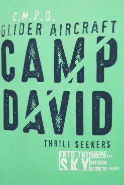 CAMP DAVID & SOCCX Sweatshirt mit Logo Print regatta green regattagreen Cheap
